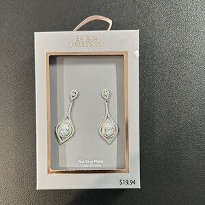 Silver plated Cubic Zirconia Earrings
